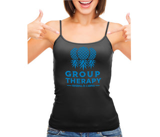 Group Therapy - Sharing Is Caring - Black Camisole Tank Top