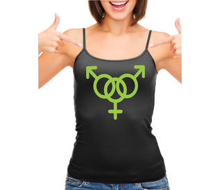 MMF Threesome - Black Camisole Tank Top