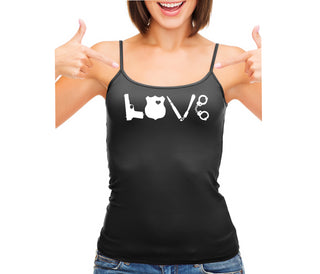 Police Love - Black Camisole Tank Top