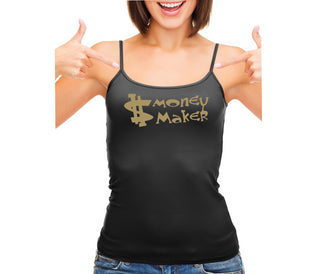 Money Maker - Black Camisole Tank Top