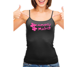 Money Maker - Black Camisole Tank Top