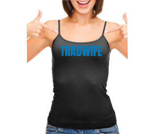 TradWife  - Black Camisole Tank Top