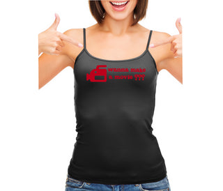 Wanna Make A Movie - Black Camisole Tank Top