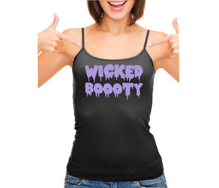 Wicked Boooty - Black Camisole Tank Top