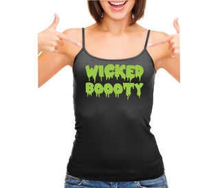 Wicked Boooty - Black Camisole Tank Top