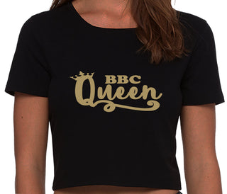 BBC Queen - Black Crop Top