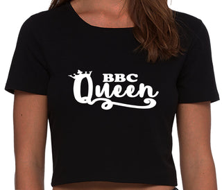 BBC Queen - Black Crop Top