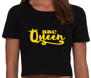 BBC Queen - Black Crop Top
