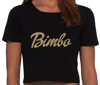 Bimbo - Black Crop Top