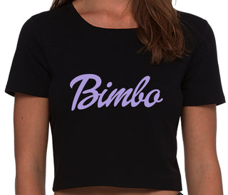 Bimbo - Black Crop Top