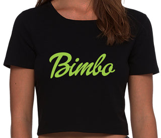Bimbo - Black Crop Top