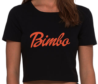 Bimbo - Black Crop Top