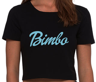 Bimbo - Black Crop Top
