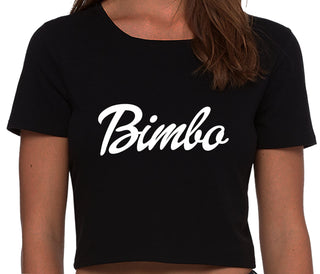 Bimbo - Black Crop Top