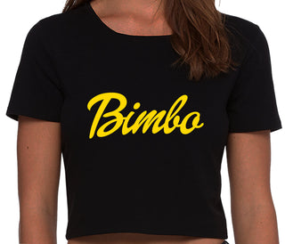 Bimbo - Black Crop Top