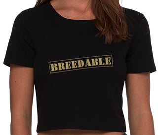 Breedable - Black Crop Top