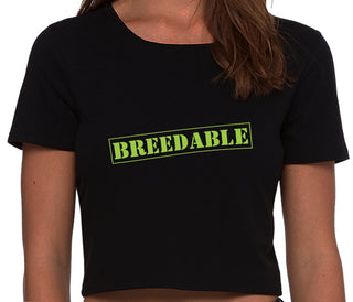 Breedable - Black Crop Top