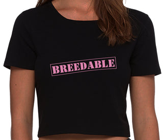 Breedable - Black Crop Top