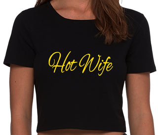Hotwife - Black Crop Top