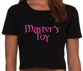 Master's Toy - Black Crop Top