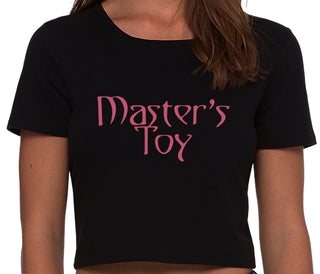 Master's Toy - Black Crop Top