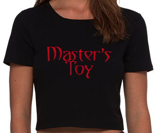 Master's Toy - Black Crop Top