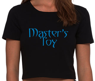 Master's Toy - Black Crop Top