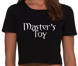 Master's Toy - Black Crop Top