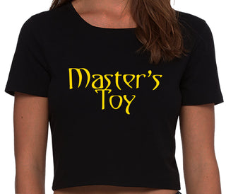 Master's Toy - Black Crop Top
