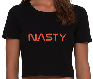 Nasty - Black Crop Top
