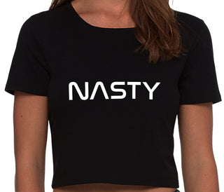 Nasty - Black Crop Top