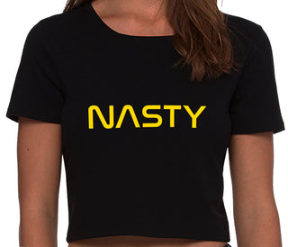 Nasty - Black Crop Top