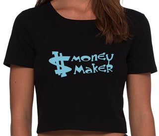 Money Maker - Black Crop Top