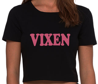 Vixen - Black Crop Top