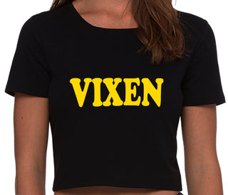 Vixen - Black Crop Top
