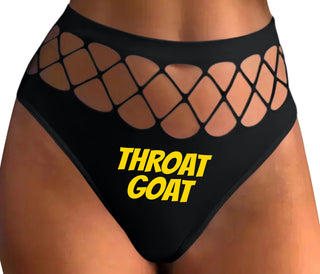 Throat Goat - Oral Expert - Black Fishnet Thong