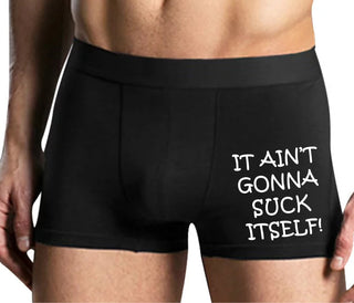 It Aint Gonna Suck Itself - Mens Black Boxer Brief