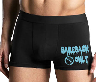 Bareback Only - Mens Black Boxer Brief