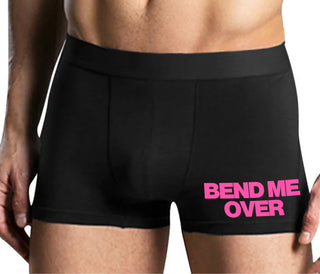 Bend Me Over - Mens Black Boxer Brief