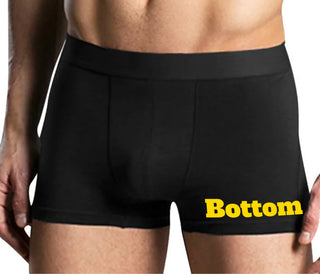 Bottom - Submissive - Mens Black Boxer Brief