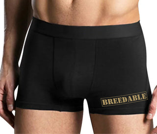 Breedable - Mens Black Boxer Brief