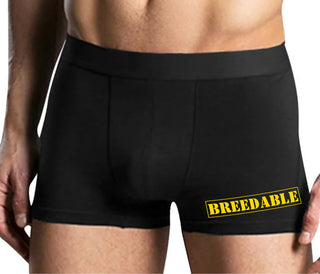 Breedable - Mens Black Boxer Brief