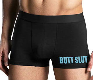 Butt Slut - Mens Black Boxer Brief