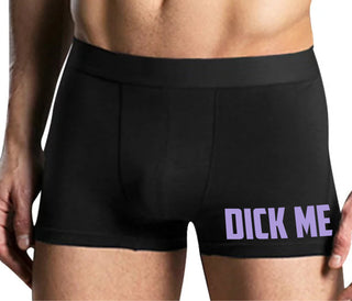 Dick Me - Mens Black Boxer Brief