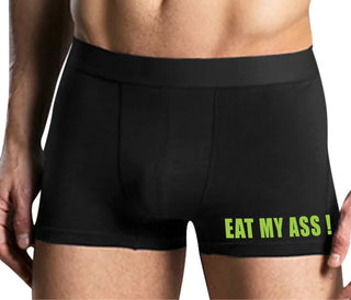 Eat My Ass - Mens Black Boxer Brief