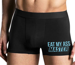 Eat My Ass Master - Mens Black Boxer Brief
