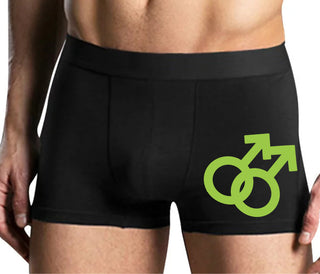 Gay Sign - Mens Black Boxer Brief