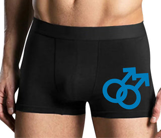 Gay Sign - Mens Black Boxer Brief