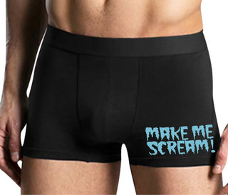 Make Me Scream - Mens Black Boxer Brief