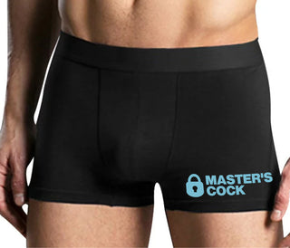 Master's Cock - Mens Black Boxer Brief